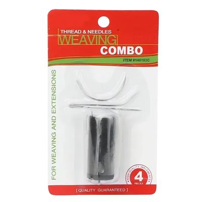 HAIR  NEEDLES &amp; THREAD WEAVING COMBO
