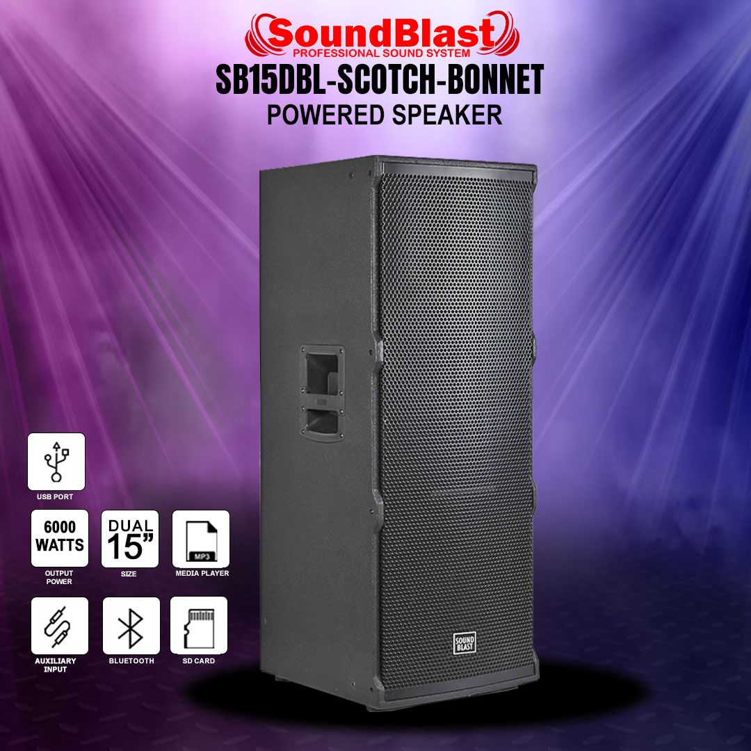 SB15DBL--SCOTCH BONNET  SOUND BLAST 15&quot;&quot; SCOTCH BONNET -- 6000 WATTS