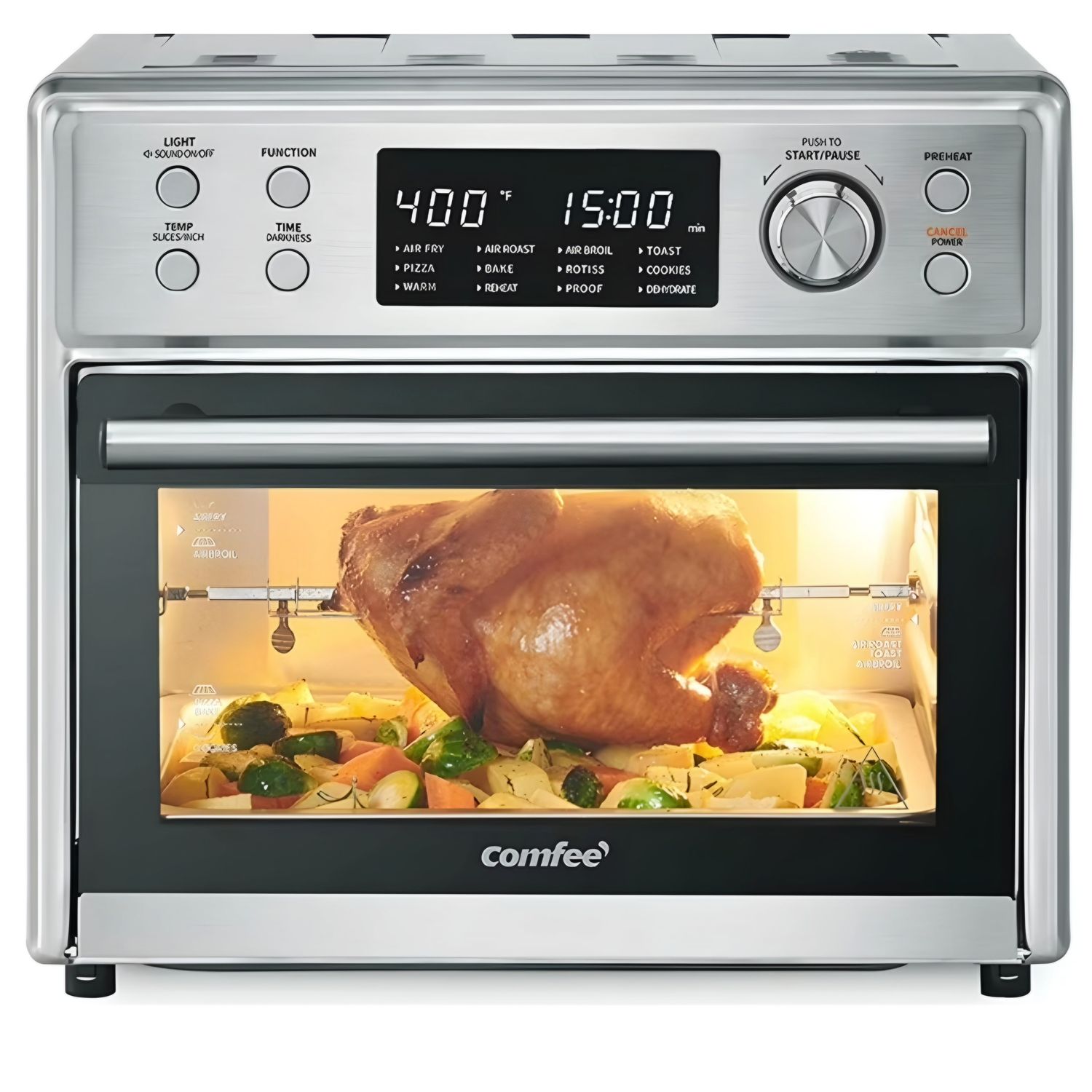 COMFEE CO-F25A1 TOASTER OVEN + AIR FRYER COMBO 26.4 QT