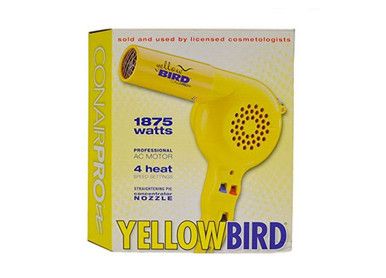 CONAIRPRO YELLOW BIRD HAIR DRYER
