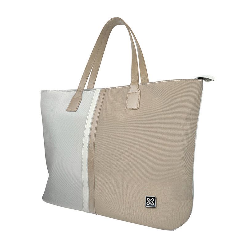 KLB-461BG Klip Xtreme - Notebook carrying case and handbag - 15.6&quot; - 1200D polyester - Beige/White - Ladies Bag