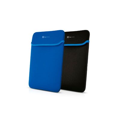 KNS-415BL Klip Xtreme - Notebook sleeve - 15.6 in - Black blue - neoprene reversable