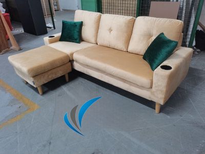 DILIGHT DL-0106SF L-SHAPE SOFA (BEIGE)