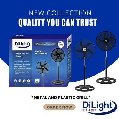 DILIGHT-1504A 18&quot; STANDING FAN
