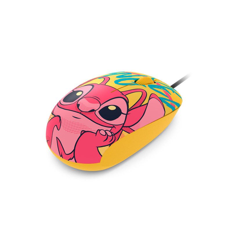 XTM-D406ST-YL  Xtech - XTM-D406ST-YL - Mouse - USB - Wired - Disney Stich Yellow