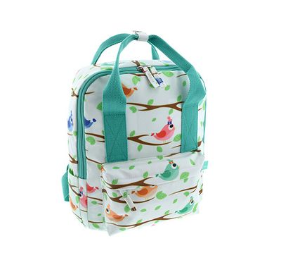 XTB-501 	Durable polyester - Color Printed design with aqua accents - Internal padded notebook sleeve with an elastic Velcro fastener