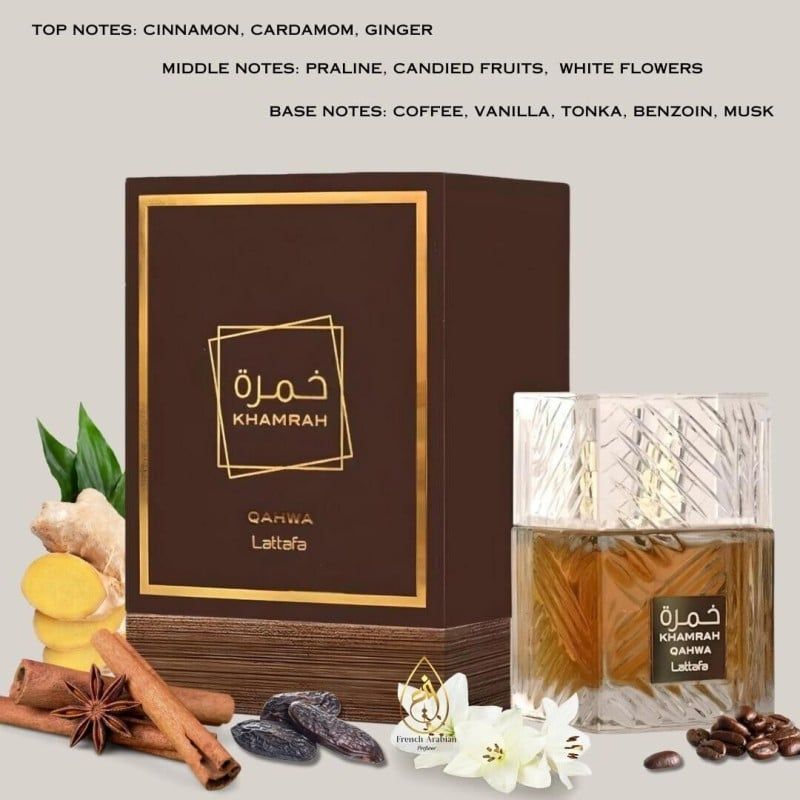 LATAFFA KHAMRAH QAHWA 3.4 OZ EDP