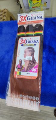 #T1B350 REALISTIC  3X GHANA X-PRESSION 40&quot; HAIR