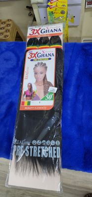 #1 REALISTIC 3X EXPRESSION GHANA PRE-STRETCHED 50&quot;