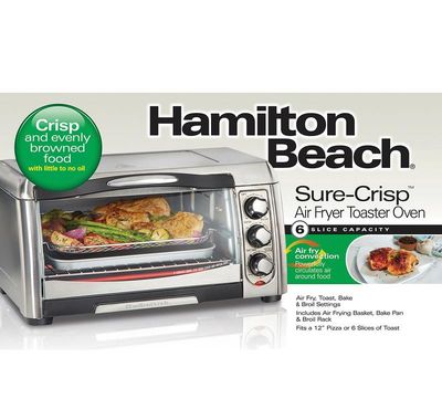 R31323 HAMILTON BEACH SURE CRISP AIR FERYER TOASTER OVEN