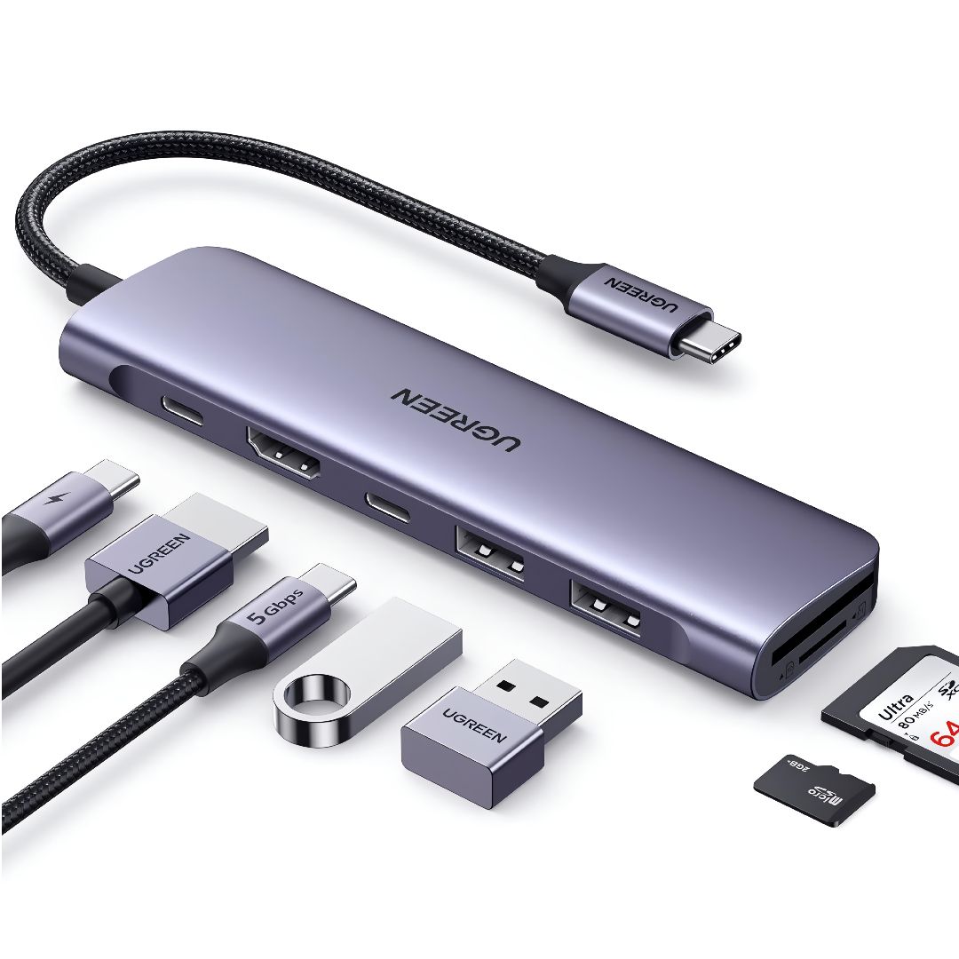 Type-C To HDMI 7 in 1 Type-C HUB Adapter