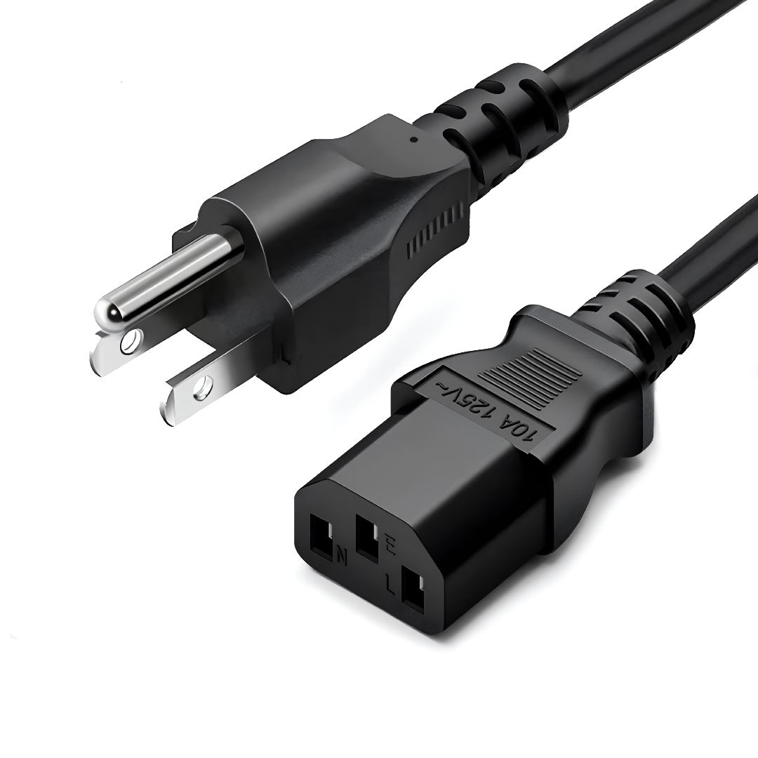18AWG/10A/125V Power Cable (1.5m/5Feet)