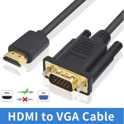 HDMI to VGA Adapter Cable (1.8m/6 Feet)