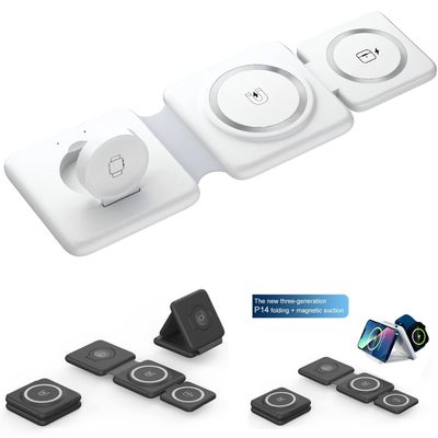 3IN1 MAGNETIC WIRELESS CHARGER  INPUT: 9V/2A 12V/2A OUP