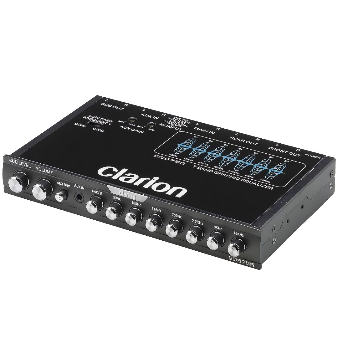 CLARION EQS755 6 CHANNEL EQUALIZER