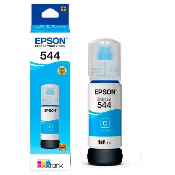 Epson 544 - 65 ml - cyan - original - ink refill - for EcoTank L1110, L1210, L3110, L3150, L3210, L3250, L3260, L5290