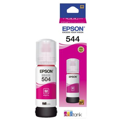 Epson 544 - 65 ml - magenta - original - ink refill - for EcoTank L1110, L1210, L3110, L3150, L3210, L3250, L3260, L5290