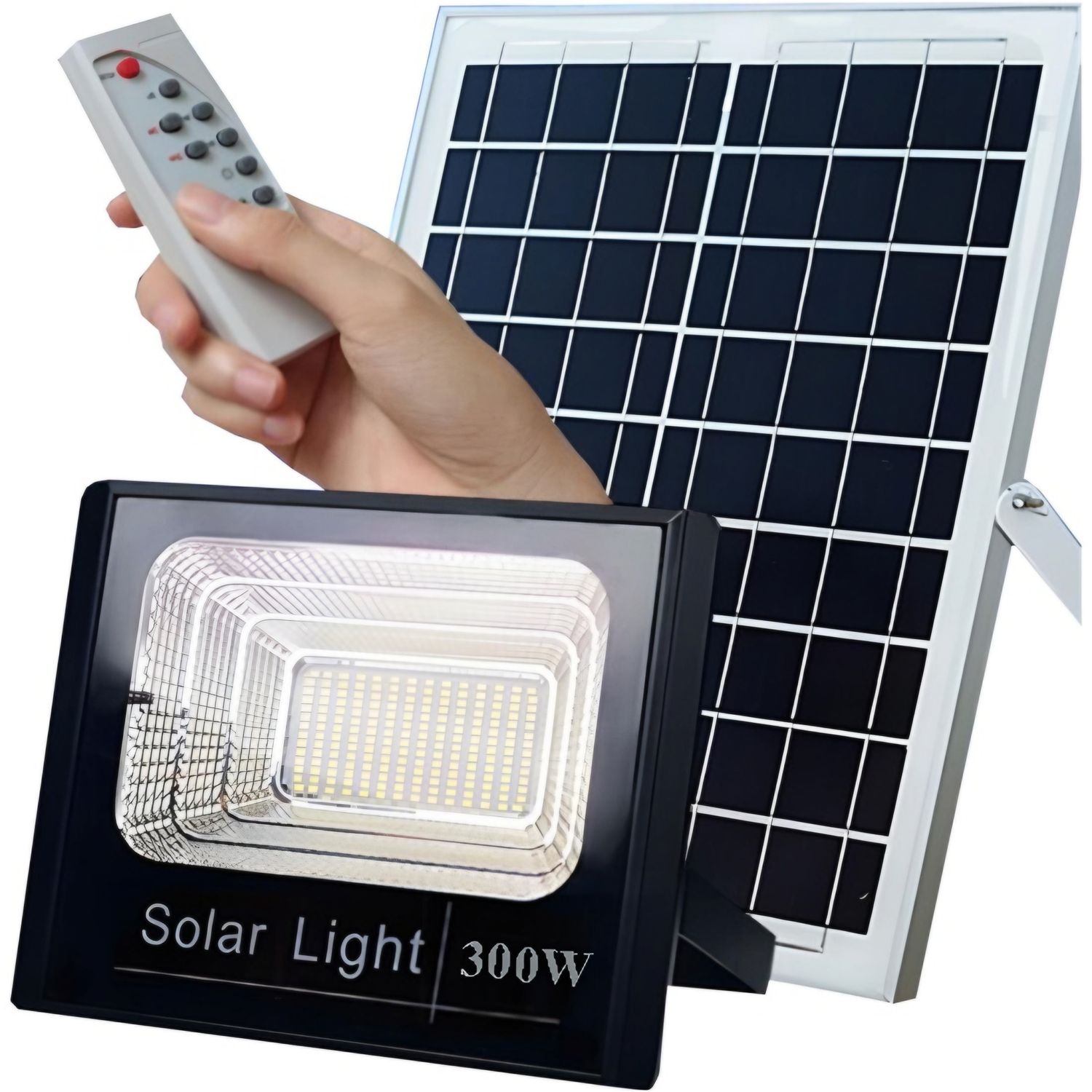 ZYH-JBP300W-B  300W SOLAR LIGHT + 25W SOLAR PANEL