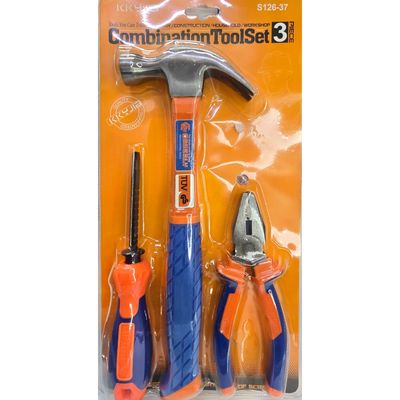 S126-37 3PCS COMBINATION TOOL SET