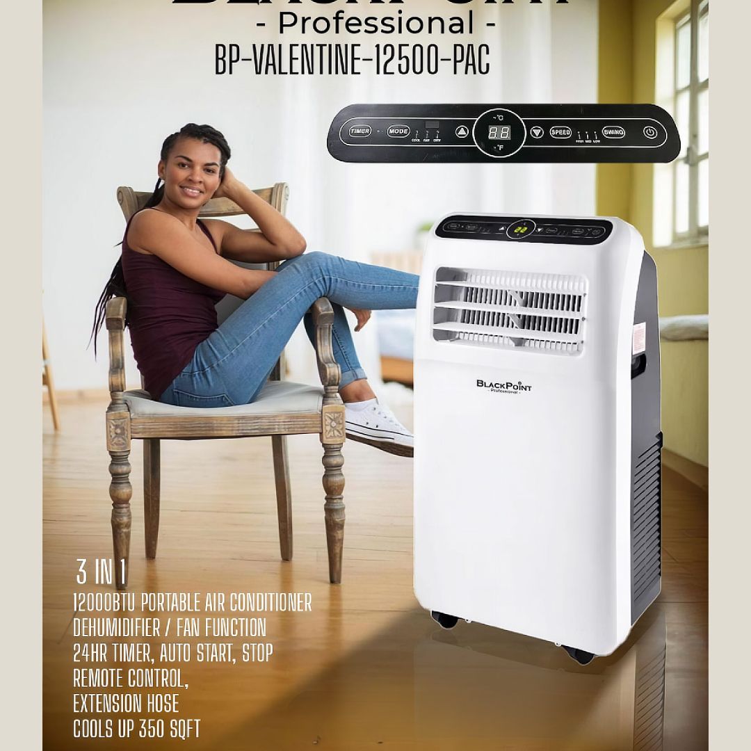 BP-VALENTINE-12500-PAC-WIFI BLACKPOINT A/C -- POARTABLE &amp; STRONG -- VALENTINE WIFI