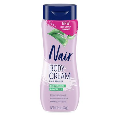 NAIR BODY  CREAM HAIR REMOVER SOOTHING ALOE &amp; WATER LILY 224G