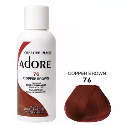 CREATIVE IMAGE ADORE 76 COPPER BROWN HAIR COLOR 116ML