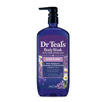 DR TEAL&#39;S BODY WASH WITH MELATONIN LAVENDER &amp; CHAMOMILE  710ML
