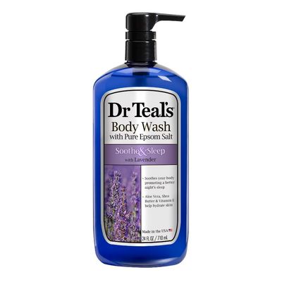 DR TEAL&#39;S BODY WASH WITH PURE EPSON SALT LAVENDER  ESSENTIAL OIL 710ML