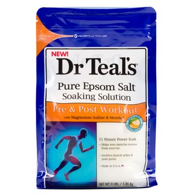 DR TEAL&#39;S  PURE EPSOM SALT PRE &amp; POST WORKOUT  3LBS