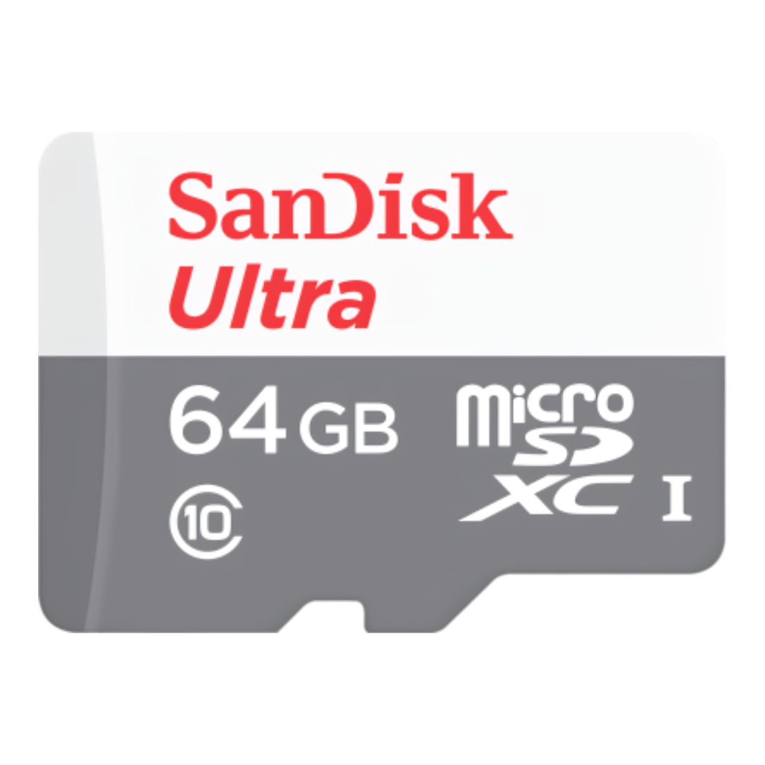 64 GB SanDisk Ultra - Flash memory card (microSDHC to SD adapter included) -  - Class 10 - microSDXC UHS-I