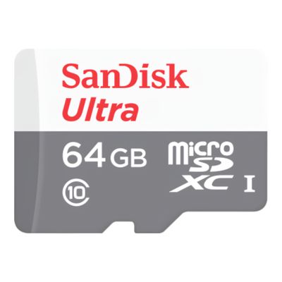 64 GB SanDisk Ultra - Flash memory card (microSDHC to SD adapter included) -  - Class 10 - microSDXC UHS-I