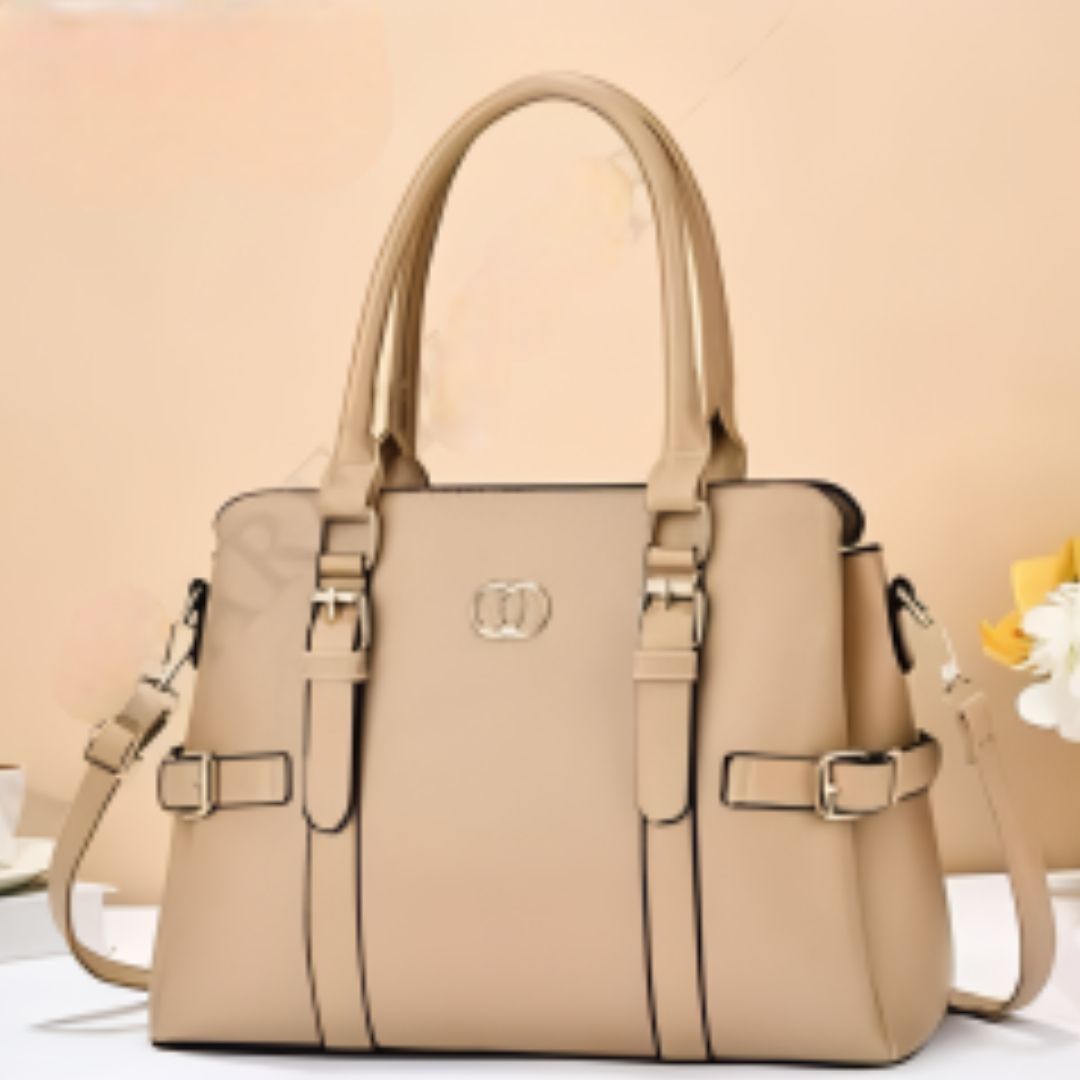 13LF86 KHAKI  LADY HANDBAG