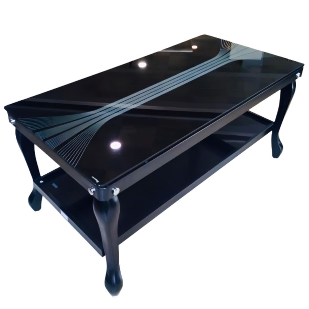 103-11 1 PC COFFEE TABLE (GLASS + METAL)