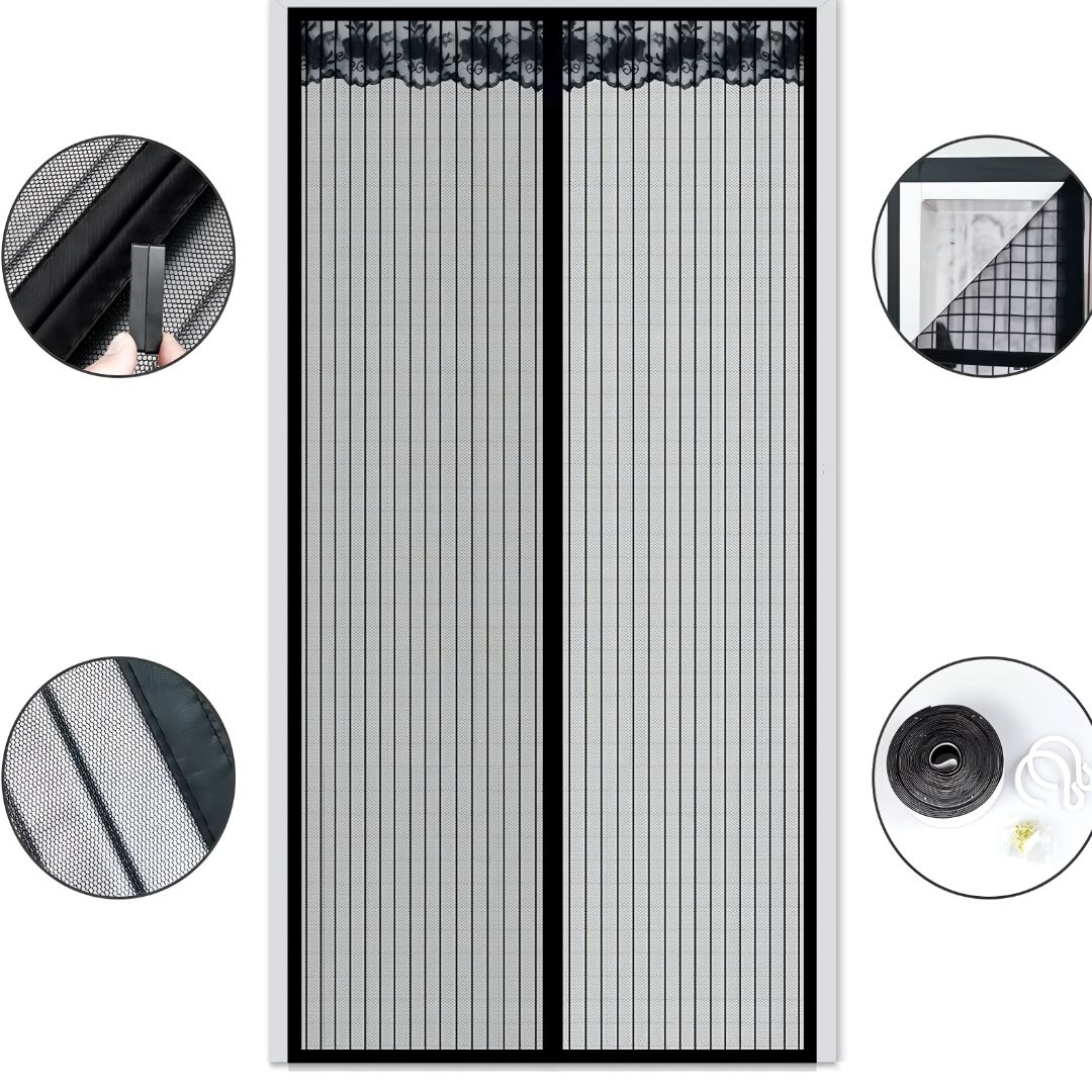 CF100580-1   MAGNETIC DOOR MESH 100X210CM (BLACK)