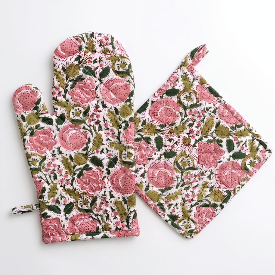 76221416 OVEN MITT &amp; POT HOLDER SET
