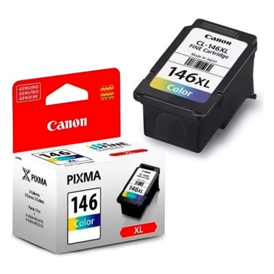 Canon CL-146XL - 13 ml - High Yield - color (cyan, magenta, yellow) - original - ink cartridge - for PIXMA MG2410, MG2510, MG3010, TS3110