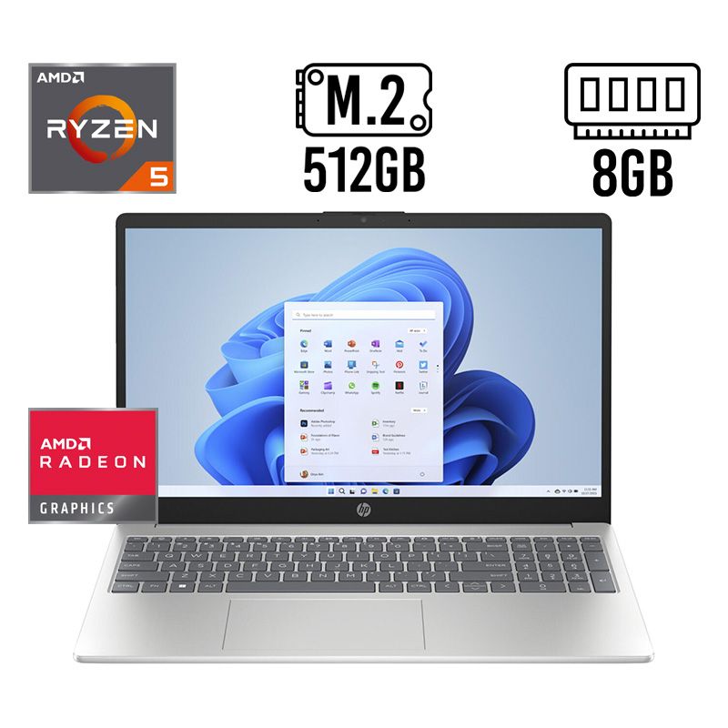 HP 15-FC0041WM AMD RYZEN 5 512GB/8GB  WINDOWS 11