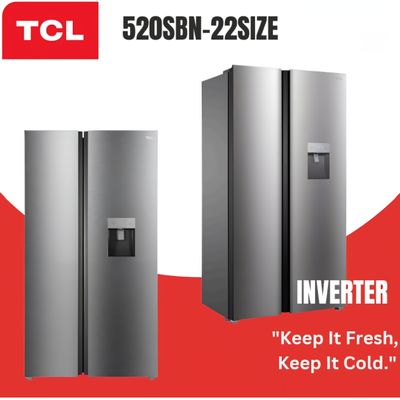 TCL 520SBN-22 SIZE SIDE BY SIDE REFRIGERATOR