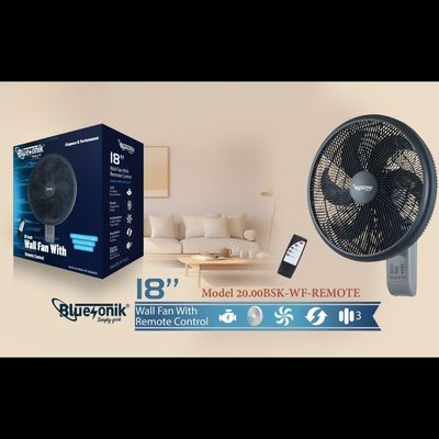 BSK-2000WF BLUESONIK WALL FAN W/REMOTE