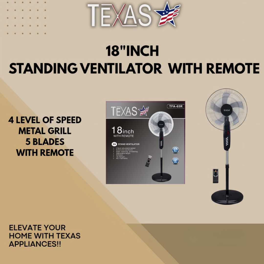 TFA-65R STANDING REMOTE FAN