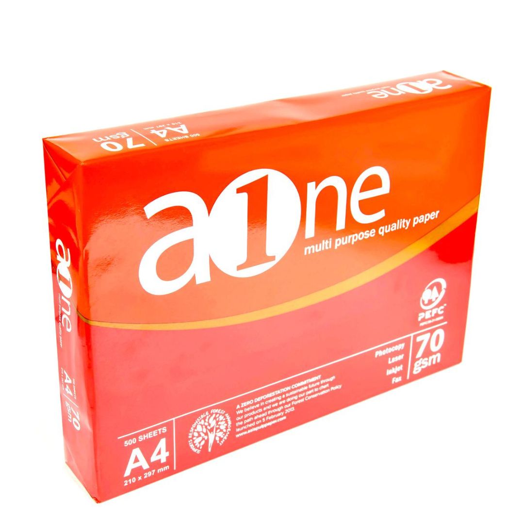 A1 Paper Line A4 Copy Paper 210 x 297mm 80gsm ream of 500