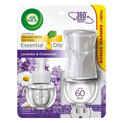 AIR WICK SCENTED OIL STARTER KIT(WARMER + REFILL 20ML) 0.67FL OZ