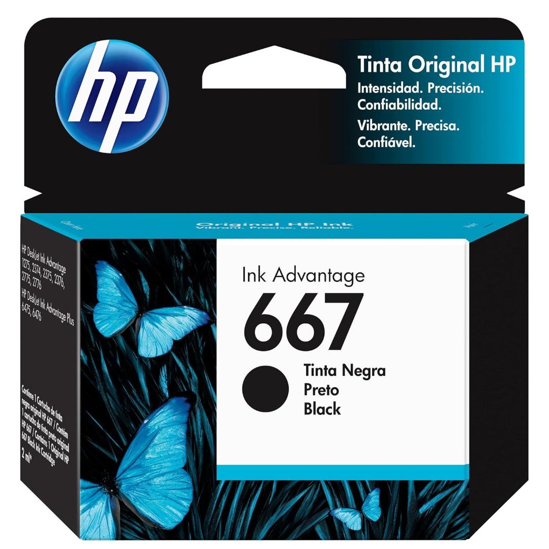 HP - 667 - Ink cartridge - Black - 3YM79AL