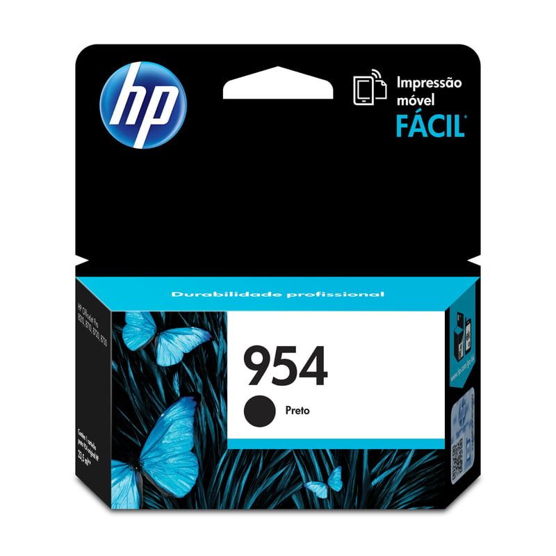 HP - Ink cartridge - Black - Model 954 1000 pages
