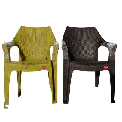 TEXAS RATTAN DESIGN PLASTIC CHAIR COLOURS  VERSION PLASTIC