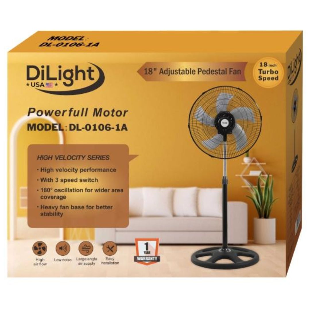 DILIGHT-1504A 18&quot; STANDING FAN DL-0106-1A