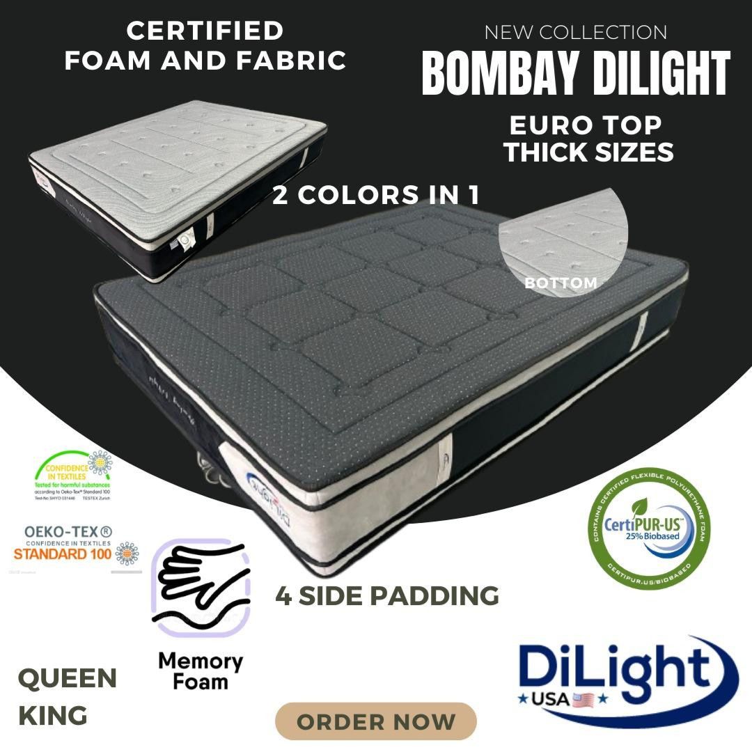 DL-QUEEN-BOMBAY 2 SIDE EUROTOP DILIGHT MATTRESS
