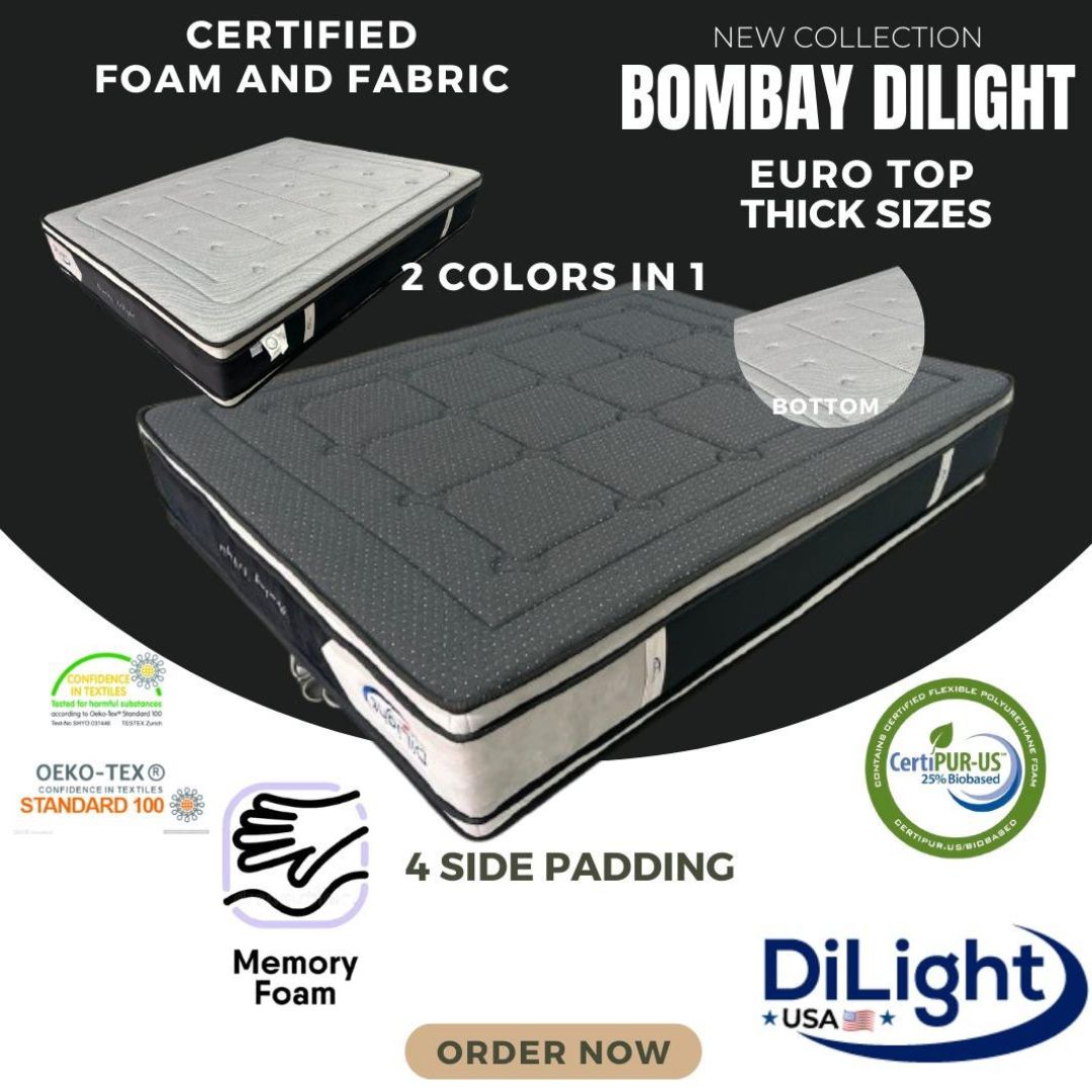 DL-DOUBLE-BOMBAY DILIGHT 2 EUROTOP  MATTRESS