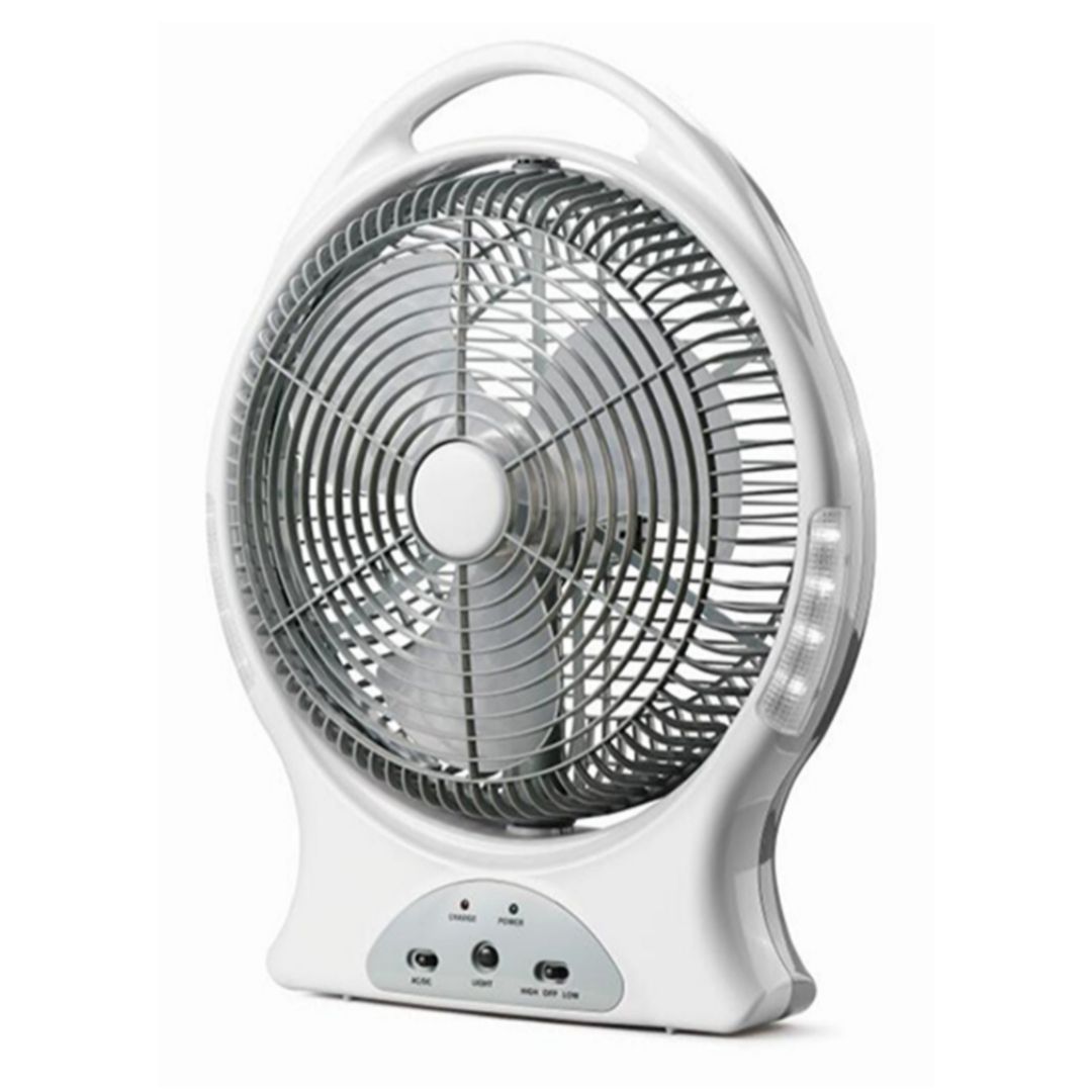 IMP-12-POWER RECD LED FAN IMPERIAL 12&quot;&quot; POARTABLE FAN -- RECHARGEABLE