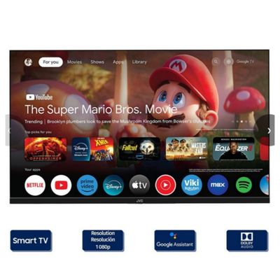 LT-43KM348 JVC 43&quot;&quot;  google tv -- BILLUTOOTH &amp; VOICE ACTIVATED